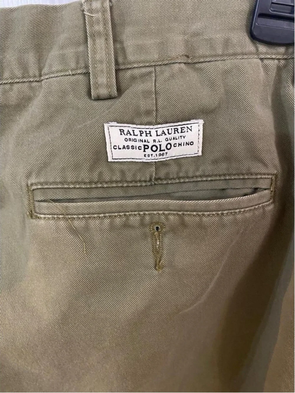 Polo Ralph Lauren Classic Chino Pants Olive Green Men’s 38x30 Cotton Preppy